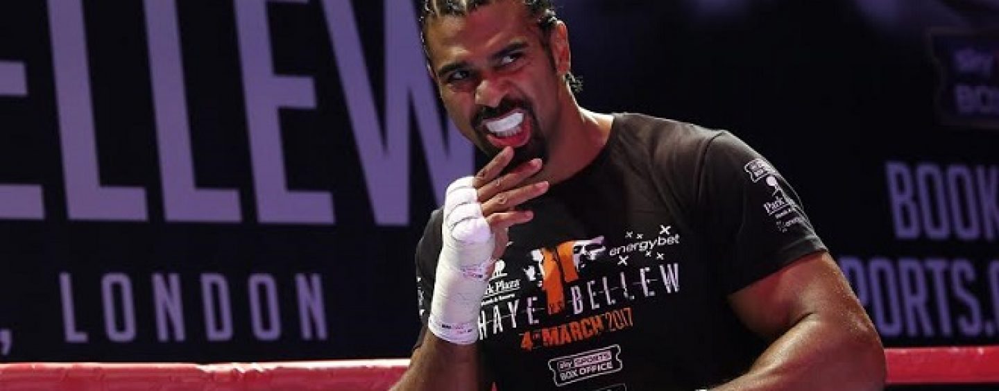 EnergyBet partners with David Haye for the Big Fight